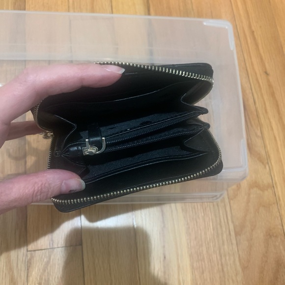 Kate, spade, black, small wallet. - Picture 3 of 4